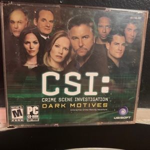 CSI Crime Scene Investigation Dark Motives PC CD ROM Software